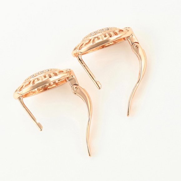 Stunning CZ 18KGP Rosegold Jewelry Set - Picture 8 of 12